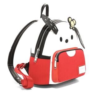 Loungefly Pochacco Mini Backpack Red T-Shirt Figural NWT Sanrio